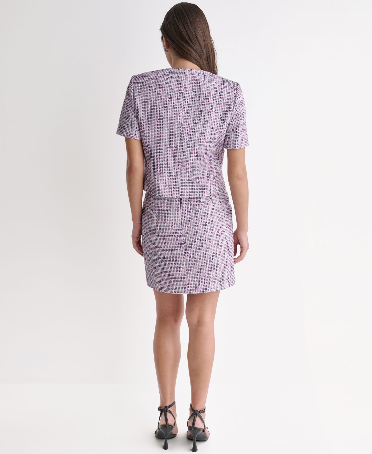Женская юбка BCBG Novelty A-Line, цвет: Фуксия разноцветный — фото 5