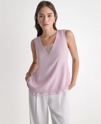 Women's Sleeveless V-Neck Blouse