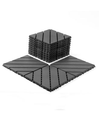  Interlocking Waterproof Decking Tiles