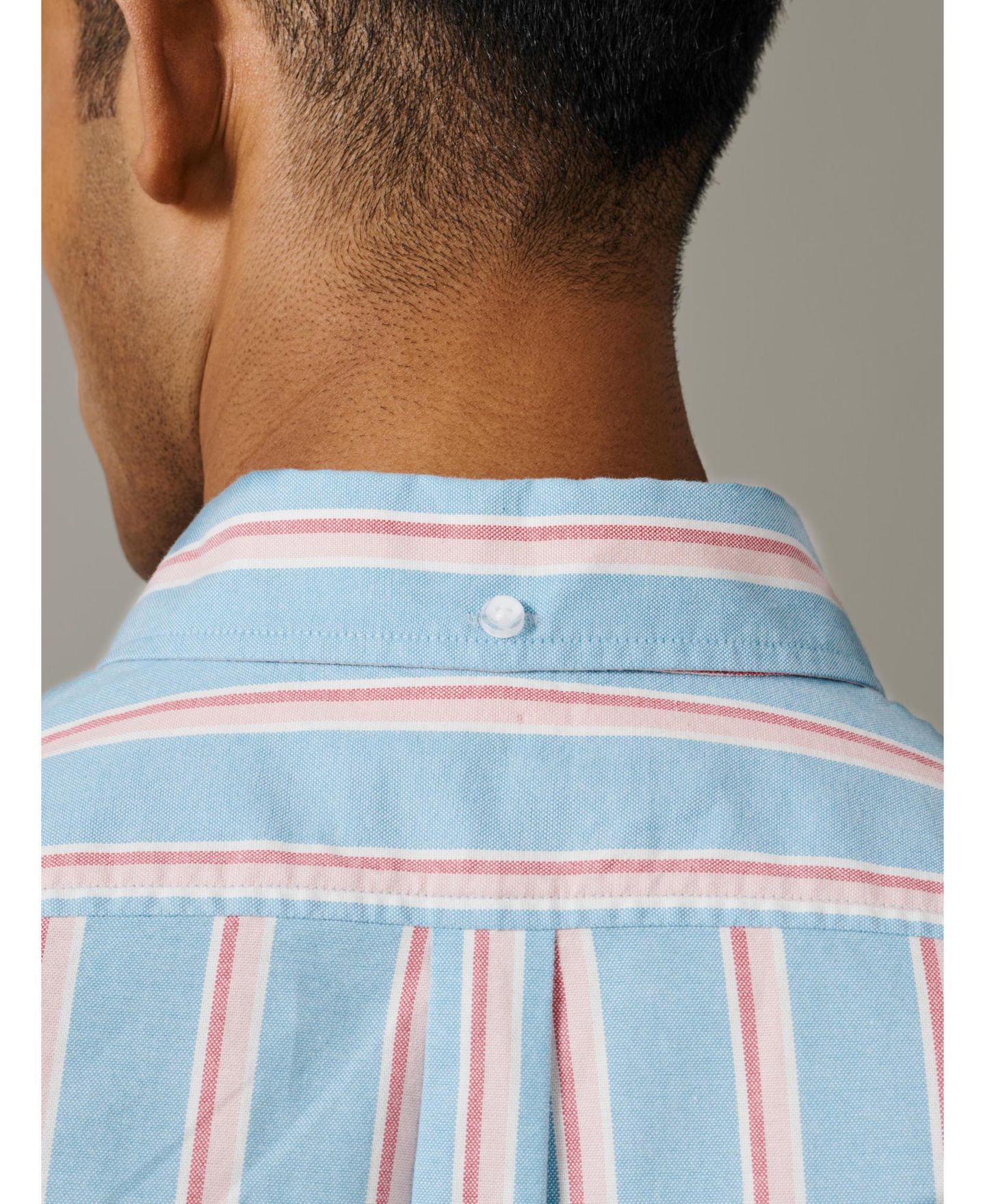 Мужская рубашка Aubin Walesby Lightweight Relaxed Oxford, цвет: Синий — фото 5