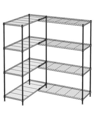 4-Tier Heavy Duty Metal Storage Shelving Unit