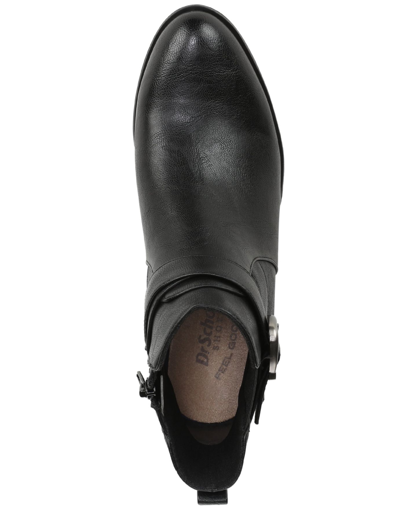 Женские ботинки Dr. Scholl's Collins Western Short, цвет: Чёрная искусственная кожа — фото 4