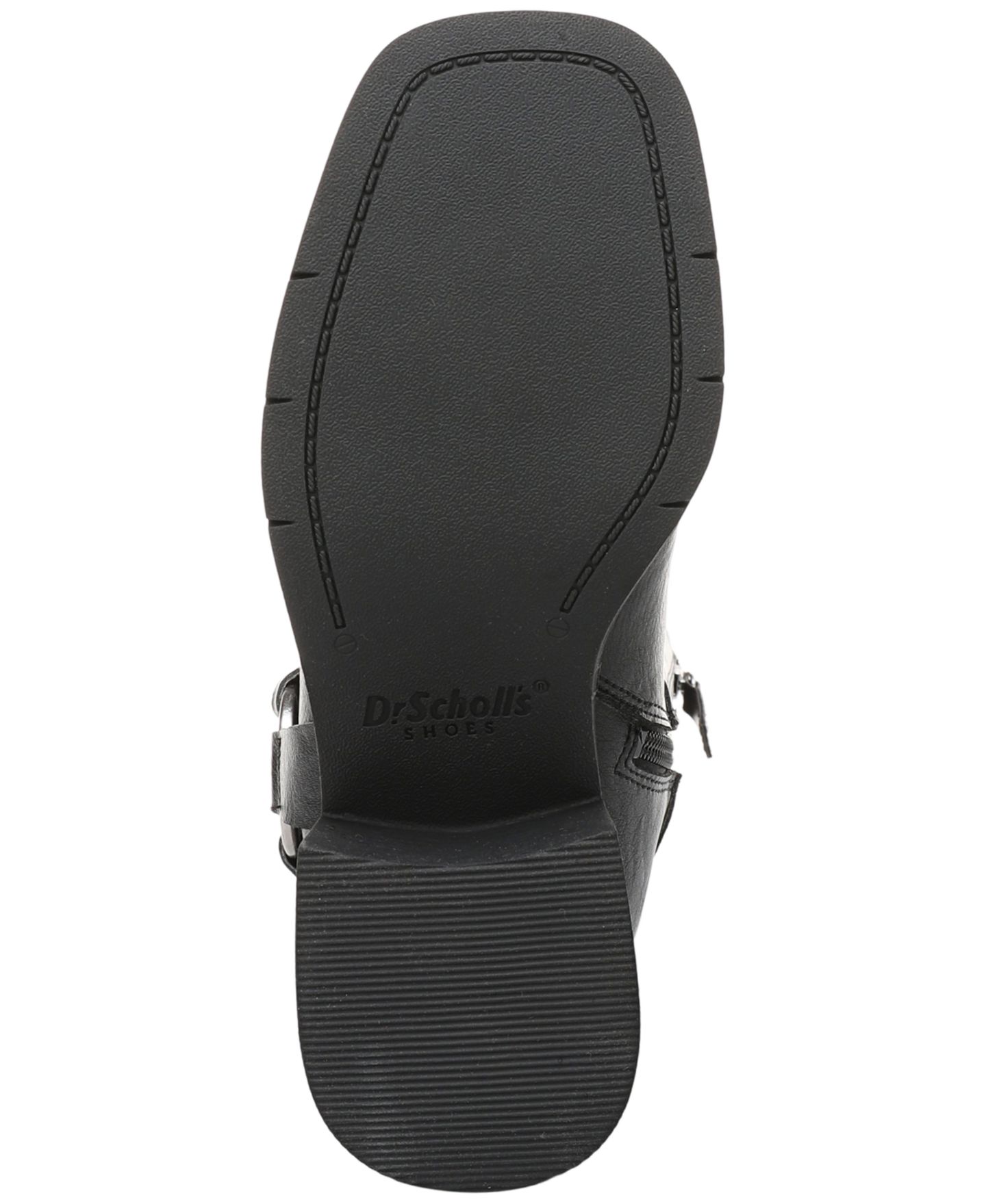 Женские ботинки Dr. Scholl's Joplin West Rugged Square Toe Tall, цвет: Чёрная искусственная кожа — фото 5