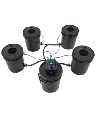 DWC Hydroponic System, 5 Gallon 5 Buckets, Deep Water Culture Kit