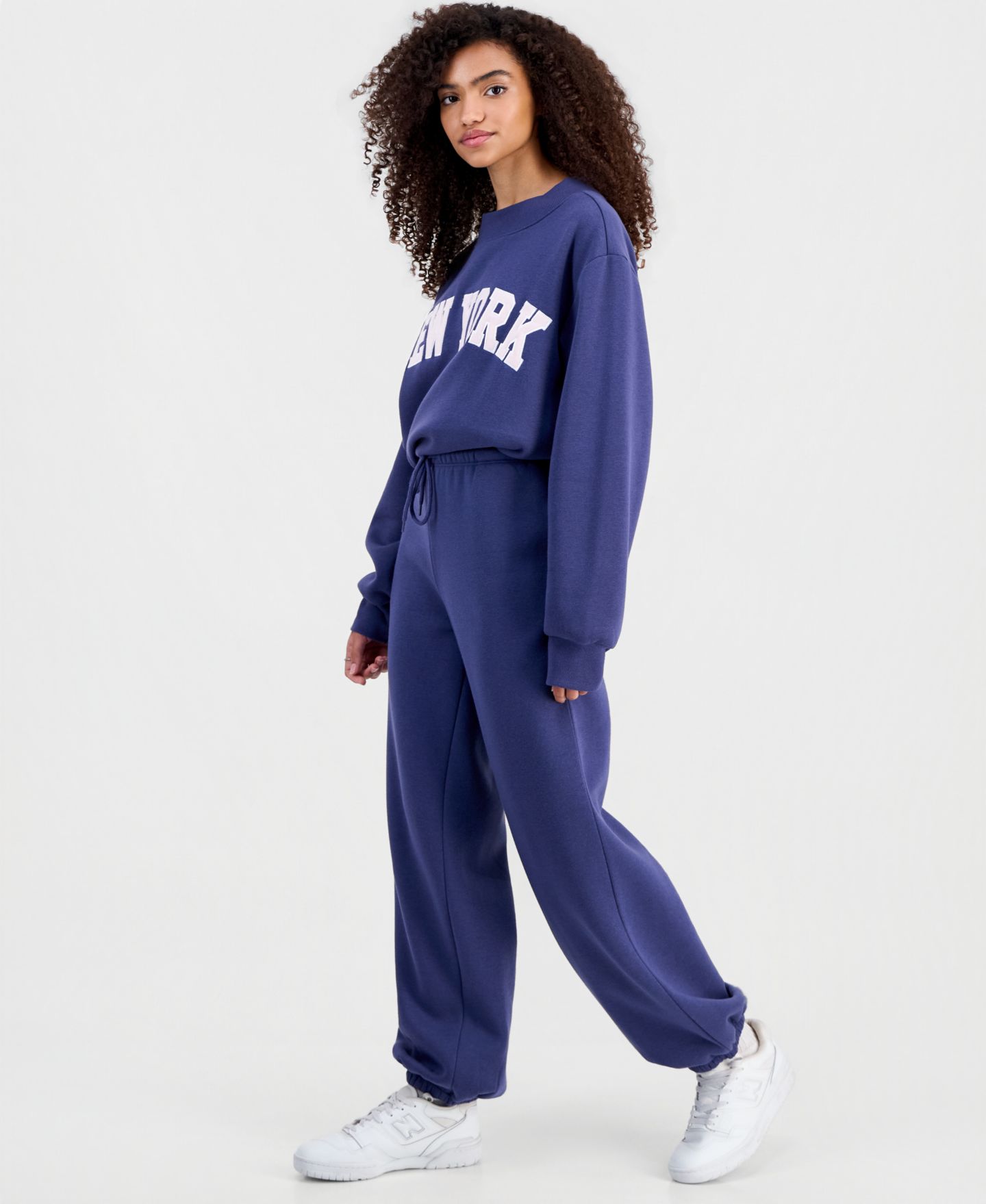 Женские брюки Madden Girl Juniors' Jogger Sweatpants, цвет: Синий — фото 2