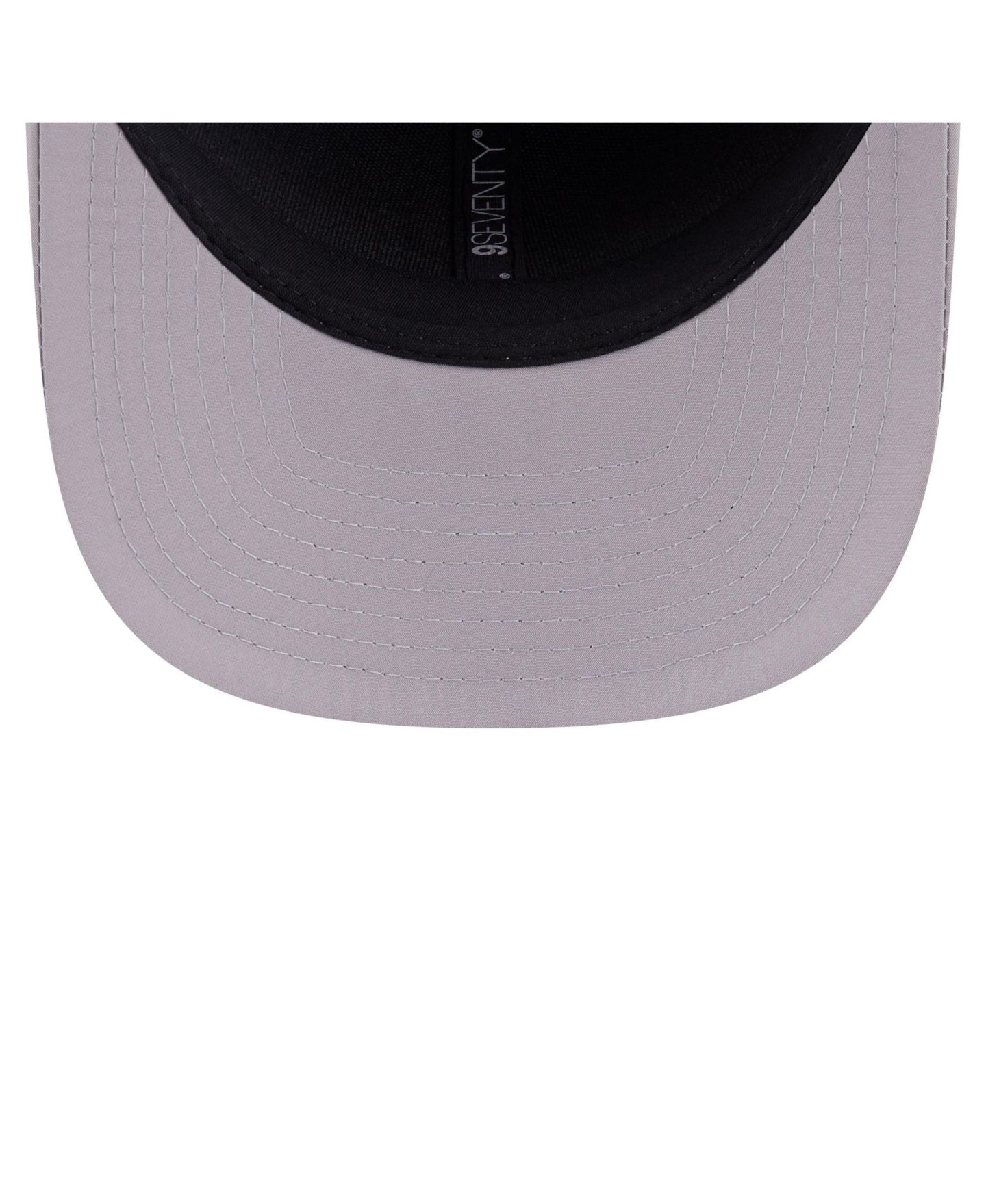 Мужская кепка New Era Gray Detroit Tigers Laser Perforated 9SEVENTY Adjustable Hat — фото 2