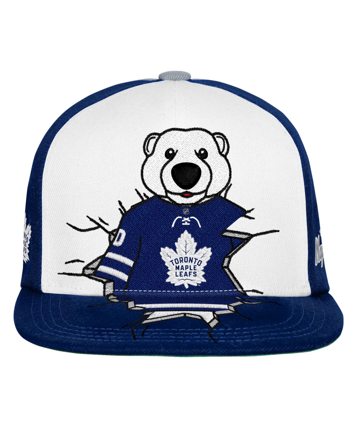 Mitchell & Ness Big Boys and Girls Navy Toronto Maple Leaf's Mascot Snapback Hat