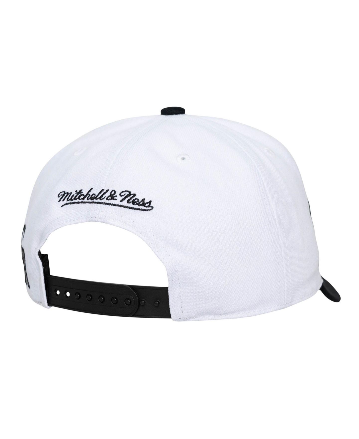 Кепка Mitchell & Ness White/Black Colorado Rockies XL Script Pro Crown Adjustable Hat — фото 3