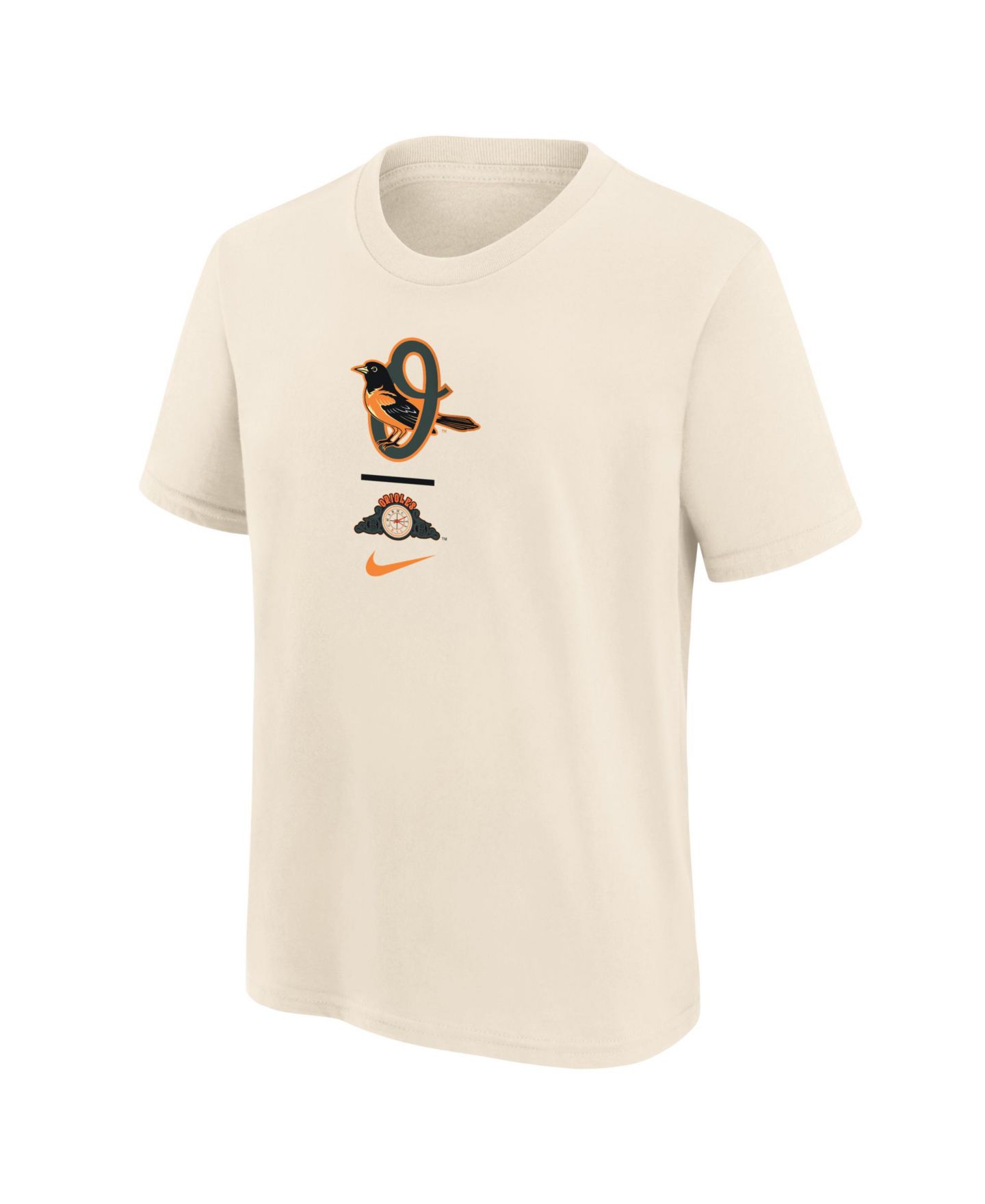 Детская футболка Nike Cream Baltimore Orioles 2026 City Connect — фото 3