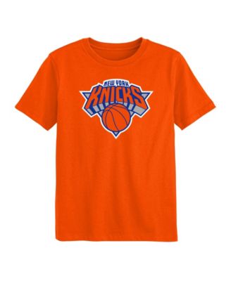 Preschool Orange New York Knicks Primary Logo T-Shirt