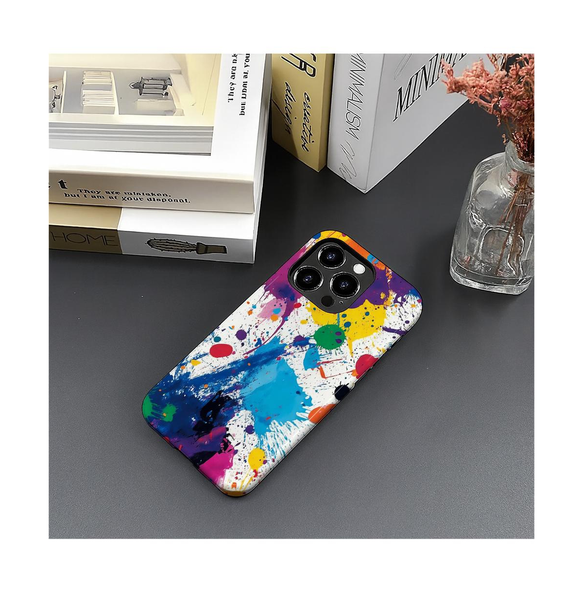 Gonez Case for iPhone Pro Max, 2-in-1 Dual-Layer Shockproof Protection