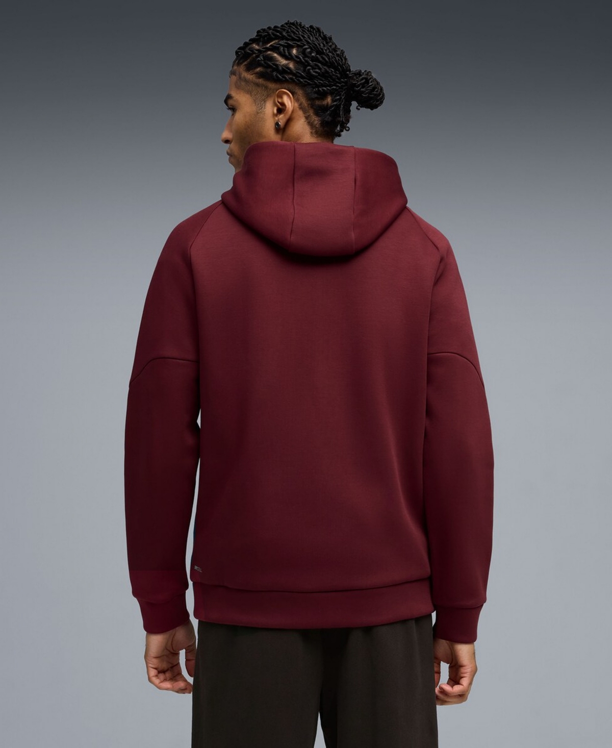 Puma Men's Maroon Portugal National Team Tech Full-Zip Hoodie