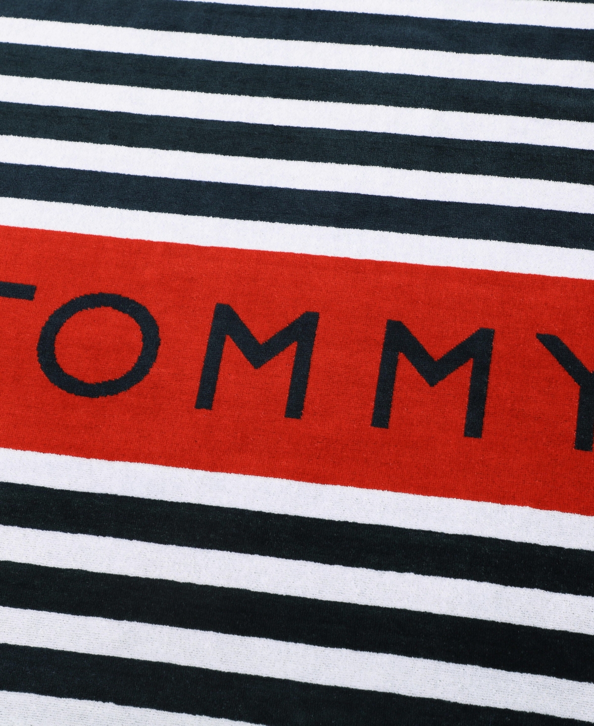Tommy Hilfiger Leisure Cotton Beach Towel, 68" x 36"