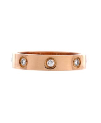 Love Wedding Band 8 Diamonds Ring