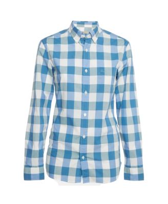 Men's Checks Cotton Long Sleeve Shirt