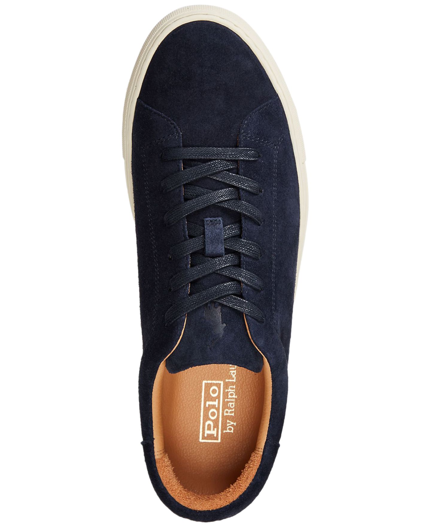 Мужские кроссовки Polo Ralph Lauren Streamlined Silhouette Signature Pony Jermain, цвет: Синий — фото 4