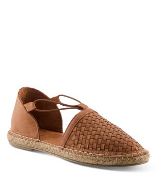 Women's Clovae Espadrilles with Woven Leather Upper