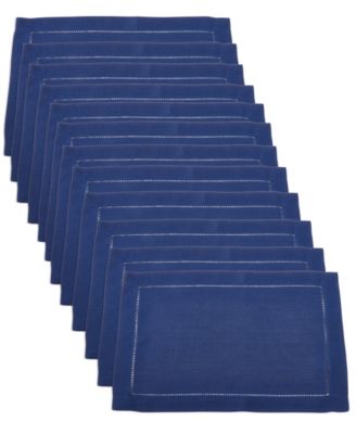 Hemstitched Border Placemats, Set of 12