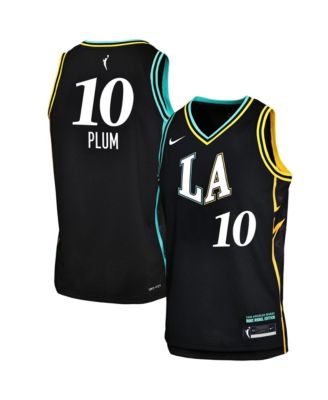 Big Boys and Girls Kelsey Plum Black Los Angeles Sparks Victory Jersey - Rebel Edition