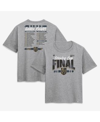 Women's Heather Gray Vegas Golden Knights 2026 Stanley Cup Final Roster T-Shirt