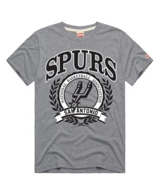 Men's and Women's Gray San Antonio Spurs Crest Tri-Blend T-Shirt