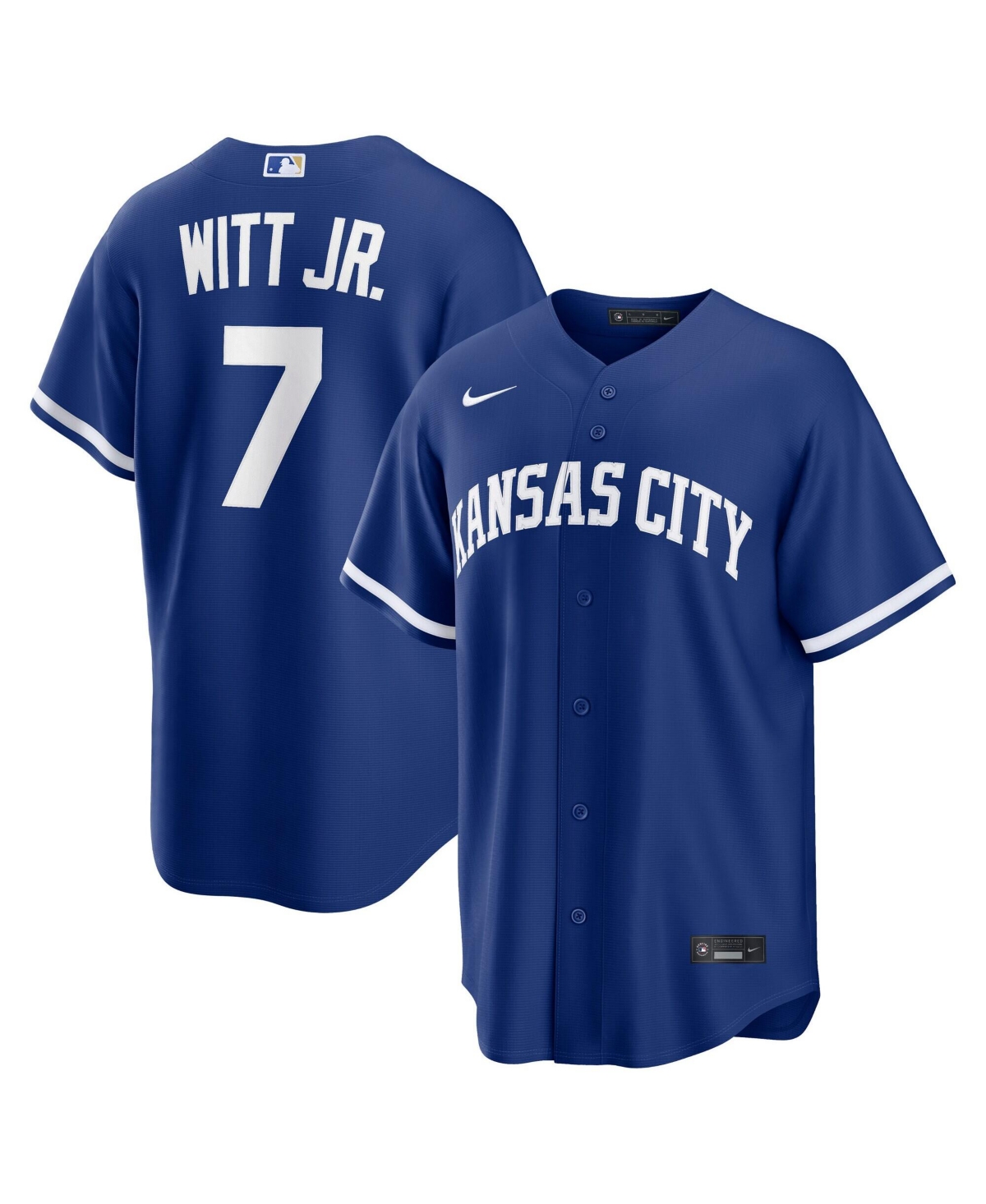 Nike Men's Bobby Witt Jr. Royal Kansas City Royals Alternate Replica Jersey