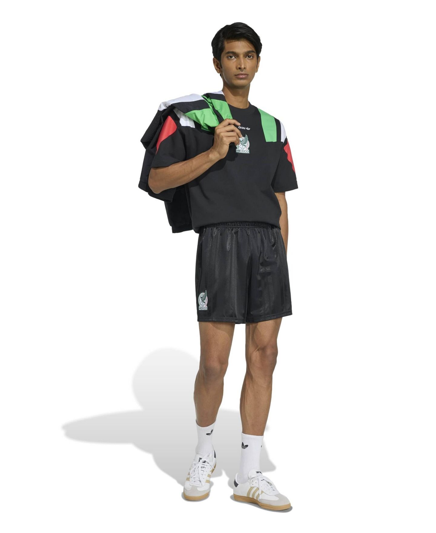 Мужские шорты adidas Black Mexico National Team EQT — фото 3