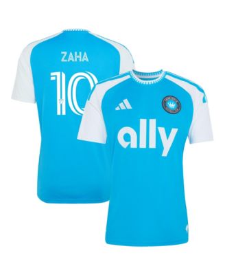 Men's Wilfried Zaha Blue Charlotte FC 2026 Carolina Kit: Crowns Up Replica Jersey