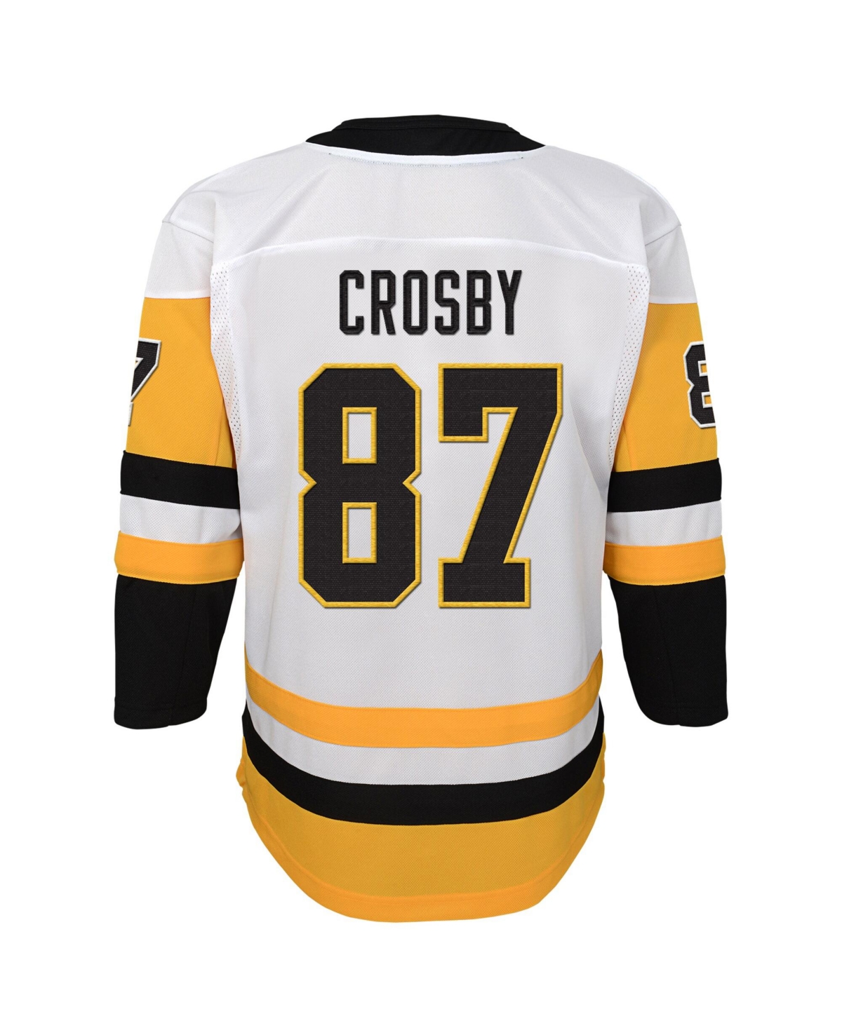 Outerstuff Big Boys and Girls Sidney Crosby White Pittsburgh Penguins Away Captain's Patch Jersey