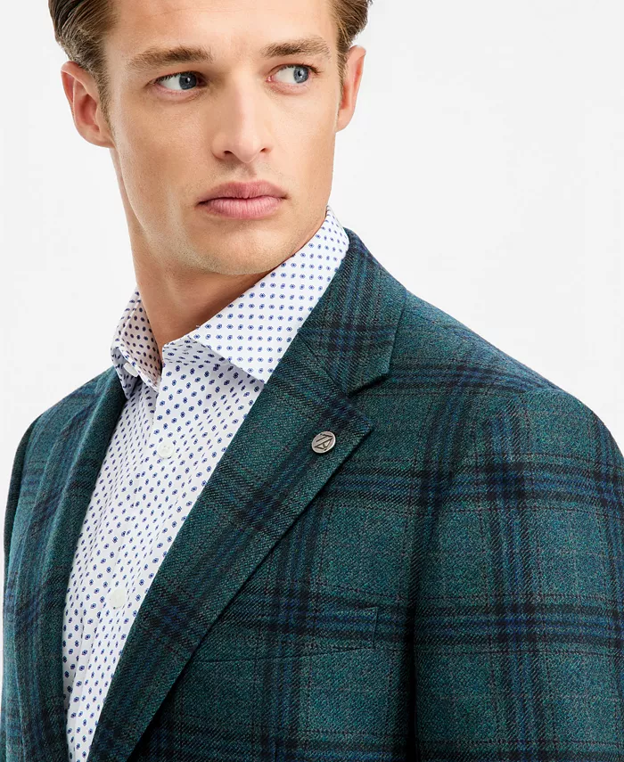 Men's Modern-Fit Wool-Blend Sport Coat - thumbnail 7