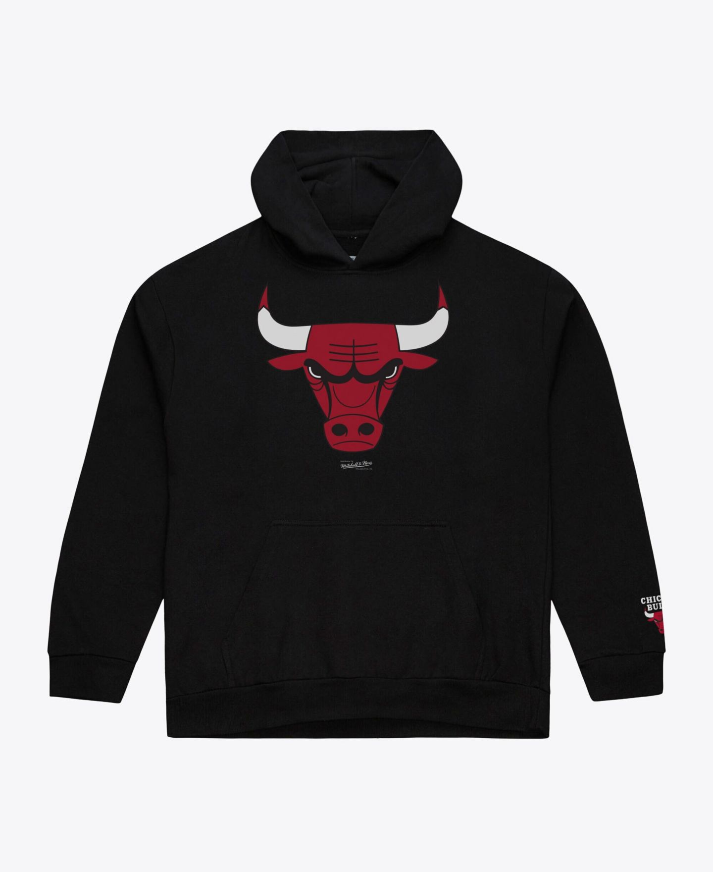 Мужское худи Mitchell & Ness Black Chicago Bulls Basic Fleece — фото 1