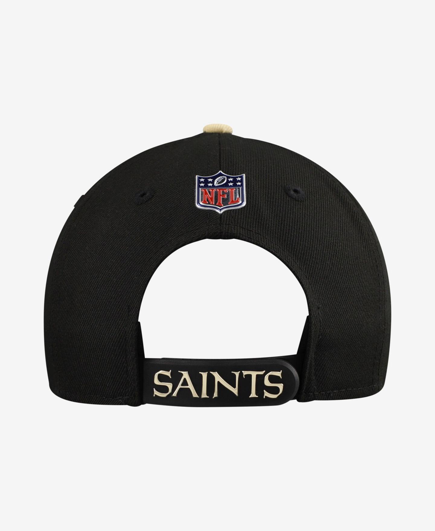 Детская кепка New Era Black/Gold New Orleans Saints 2026 NFL Draft Pre-Curved 9FIFTY Snapback Hat — фото 3