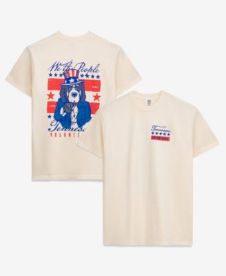 Men's Cream Tennessee Volunteers Uncle Sam Mascot T-Shirt