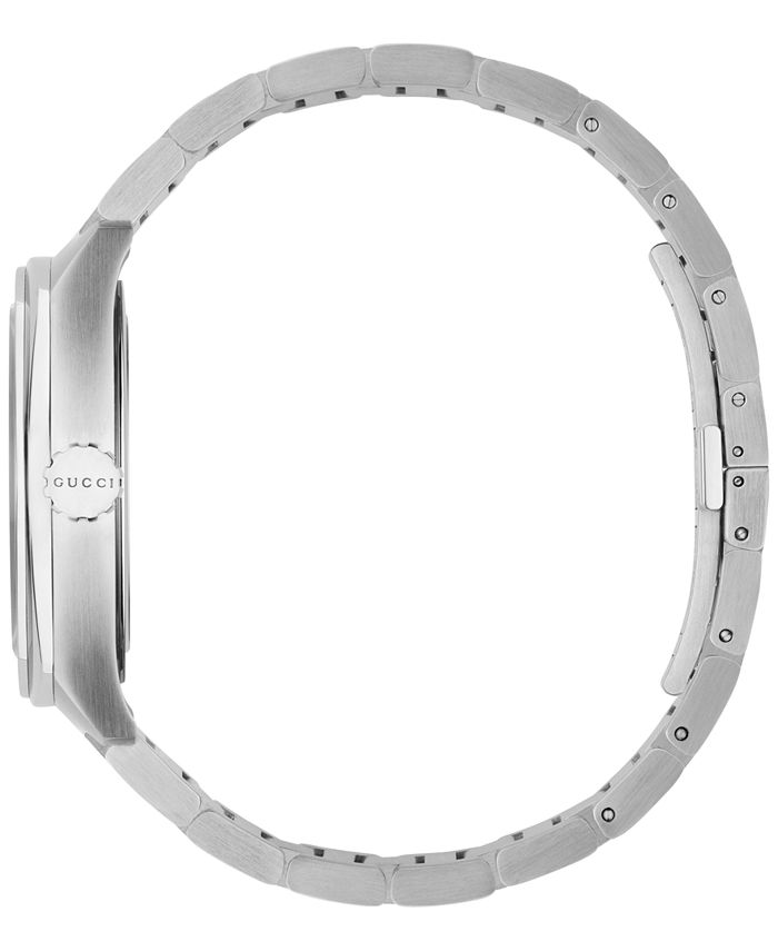 Gucci Men's GG2570 Swiss Stainless Steel Bracelet Watch 41mm YA142301 ...