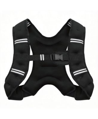 Weighted Vest Adjustable Reflective Strength Running Workout Jogging Walking