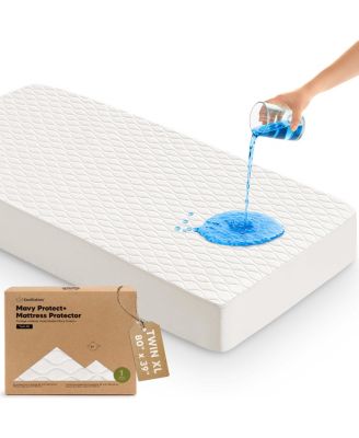 Protect+ Waterproof Mattress Protector Twin XL, Mavy Quilted Cotton Toddler Twin Mattress Protector Cover, 80x39