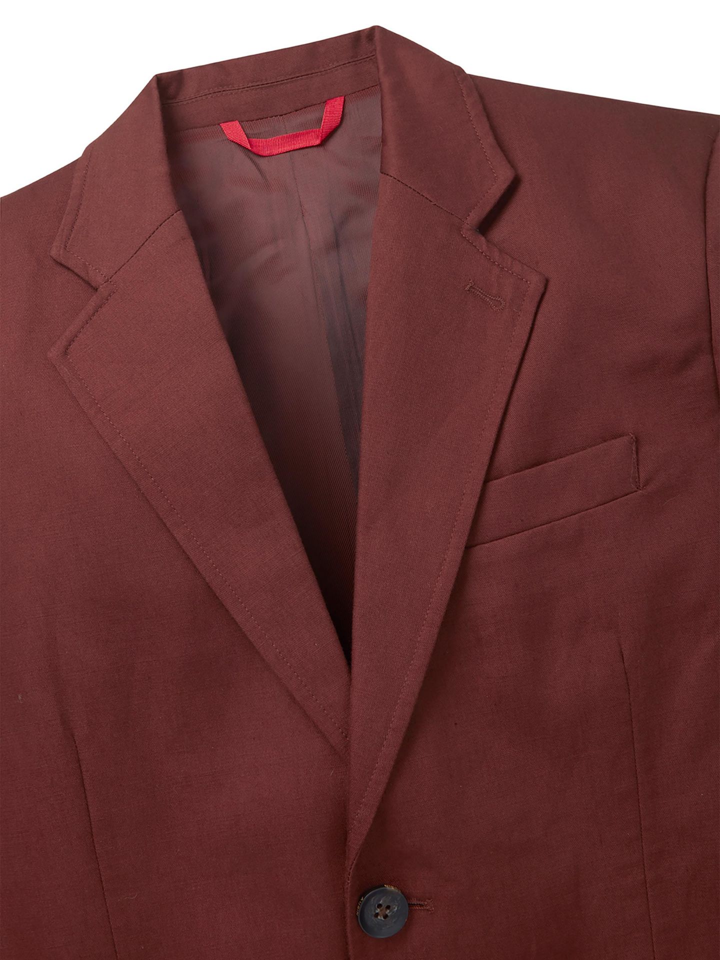 Мужской пиджак Aubin Pasmore Tailored Linen Blend Blazer, цвет: Коричневый — фото 7