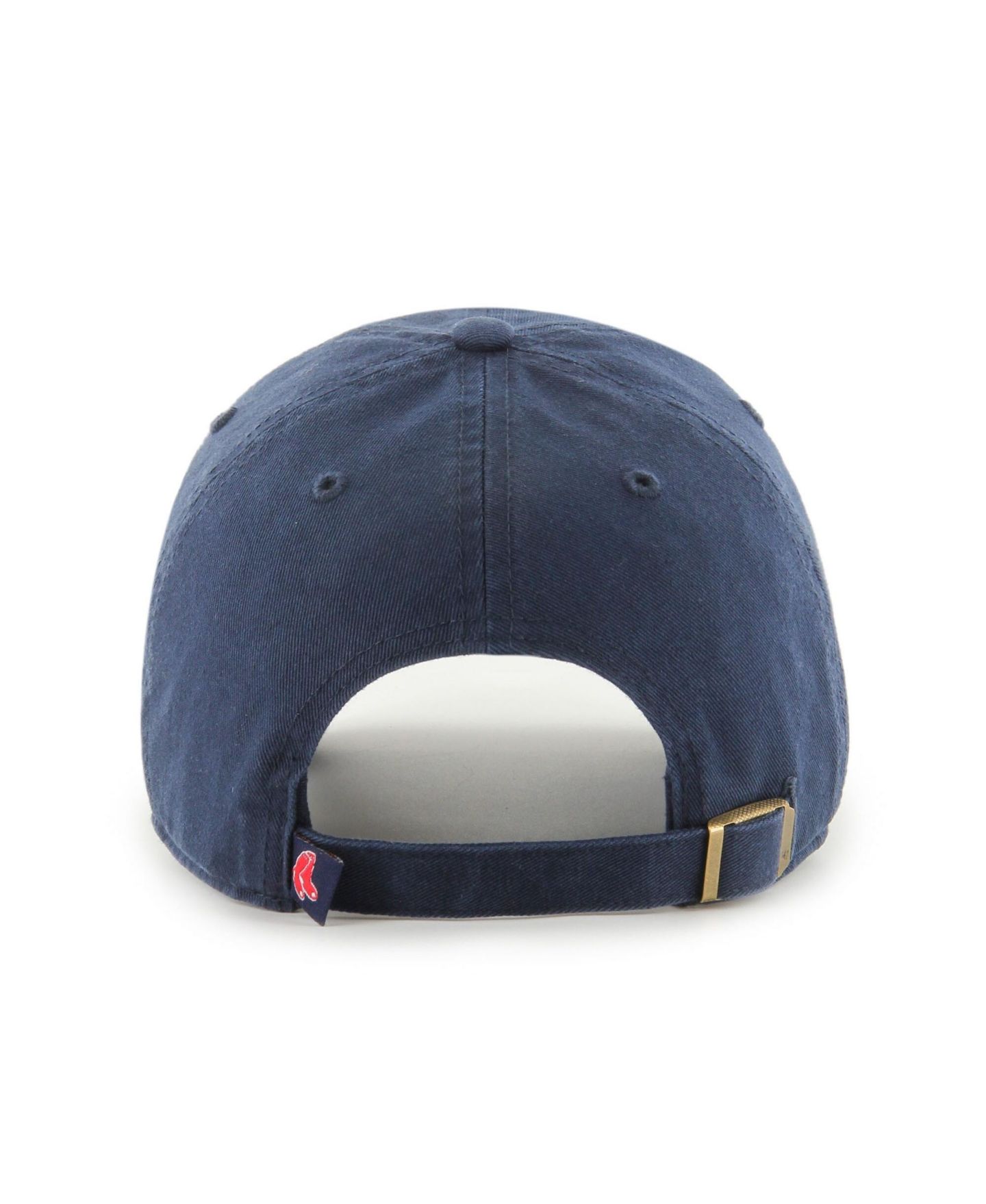 Мужская кепка '47 Brand Navy Boston Red Sox Primary Logo Clean Up Adjustable Hat — фото 2
