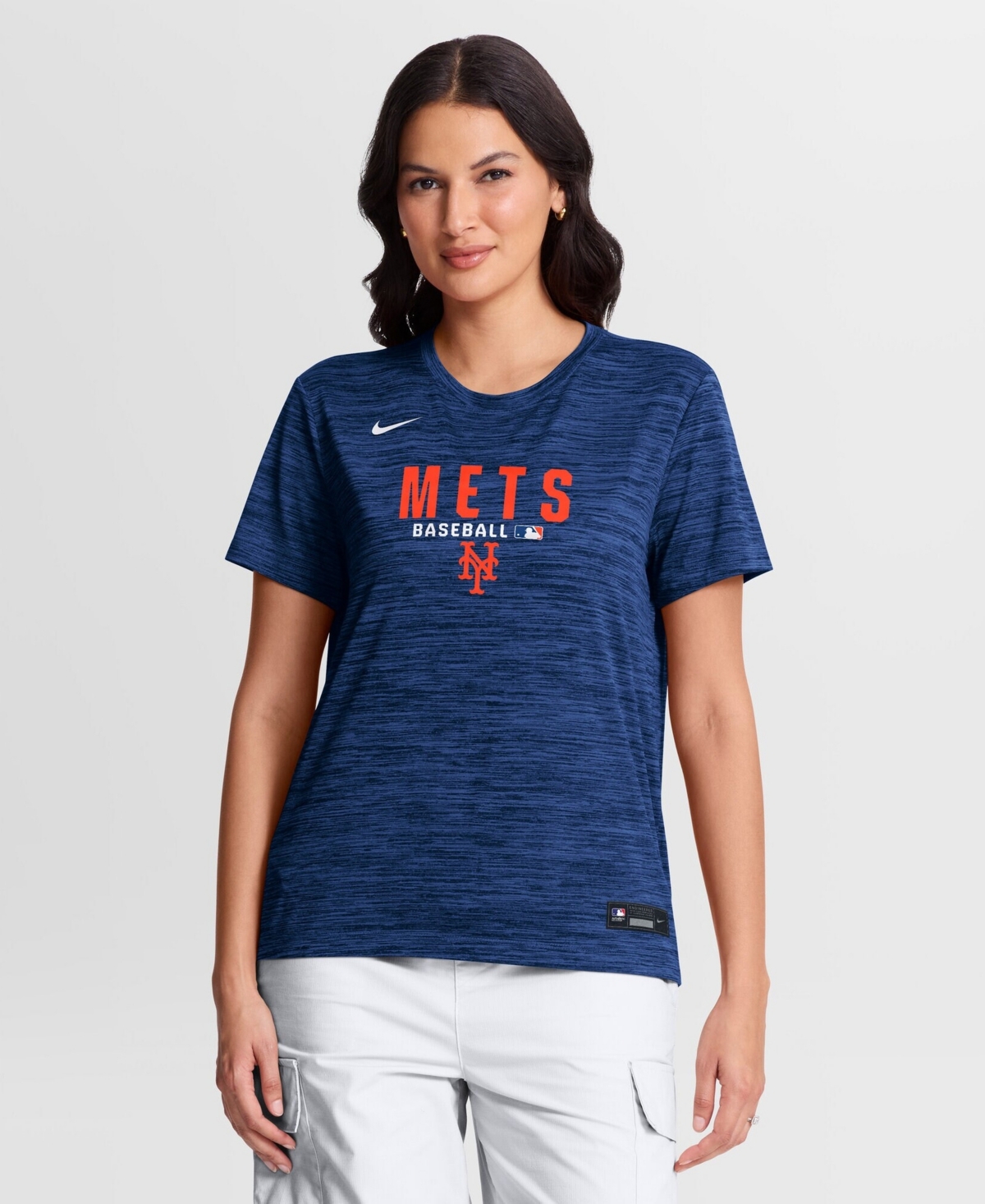 Nike Women's Royal New York Mets Authentic Collection Velocity Dri-fit T-Shirt