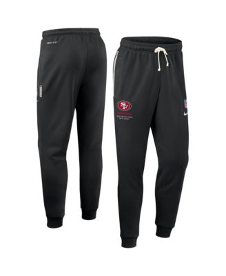 Men's Black San Francisco 49ers Sideline Standard Issue Dri-FIT Taper Pants