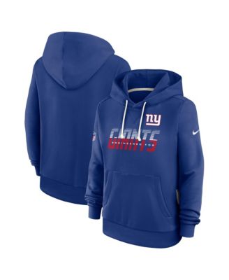 Women's Royal New York Giants Sideline Standard Issue Dri-FIT Hoodie