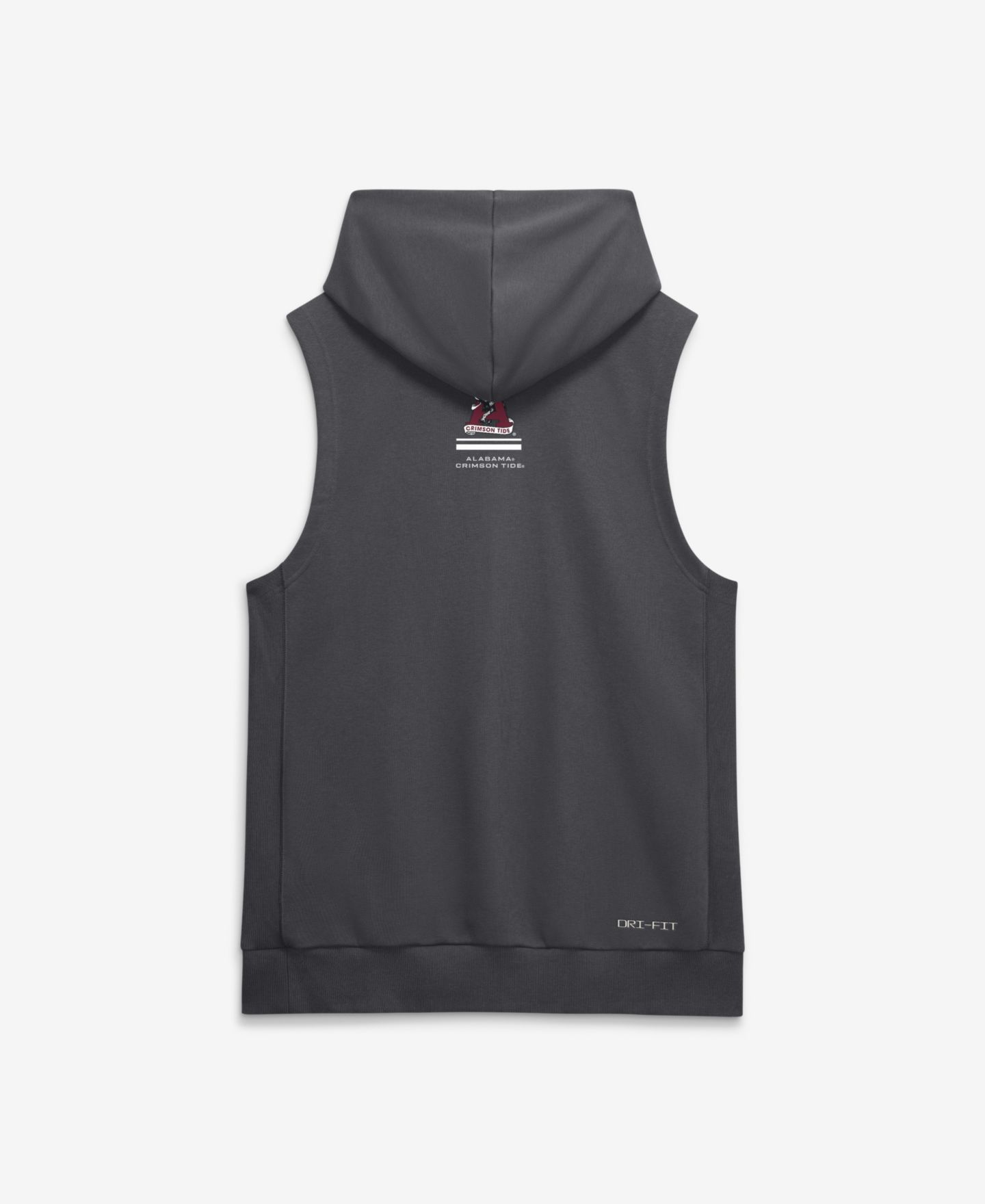 Мужское худи Nike Anthracite Alabama Crimson Tide 2026 Sideline Sleeveless Dri-FIT — фото 4