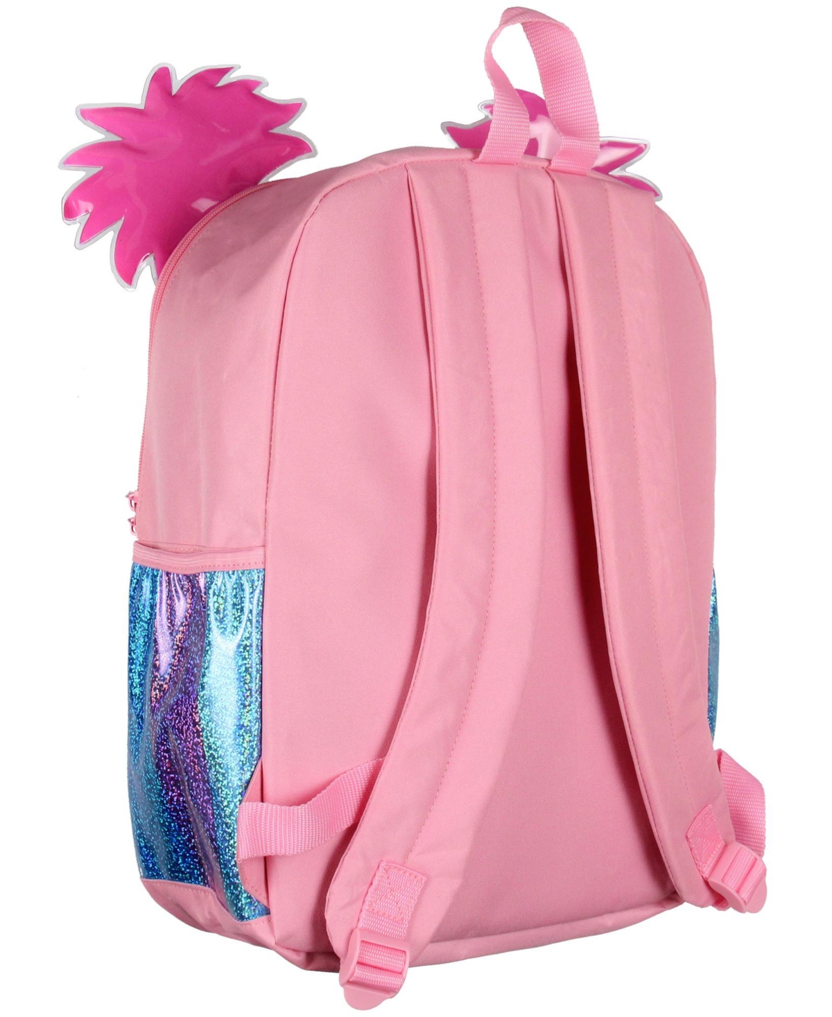Sesame Street Abby Cadabby 3D Character Dual Compartment 17" Backpack For Daily Use