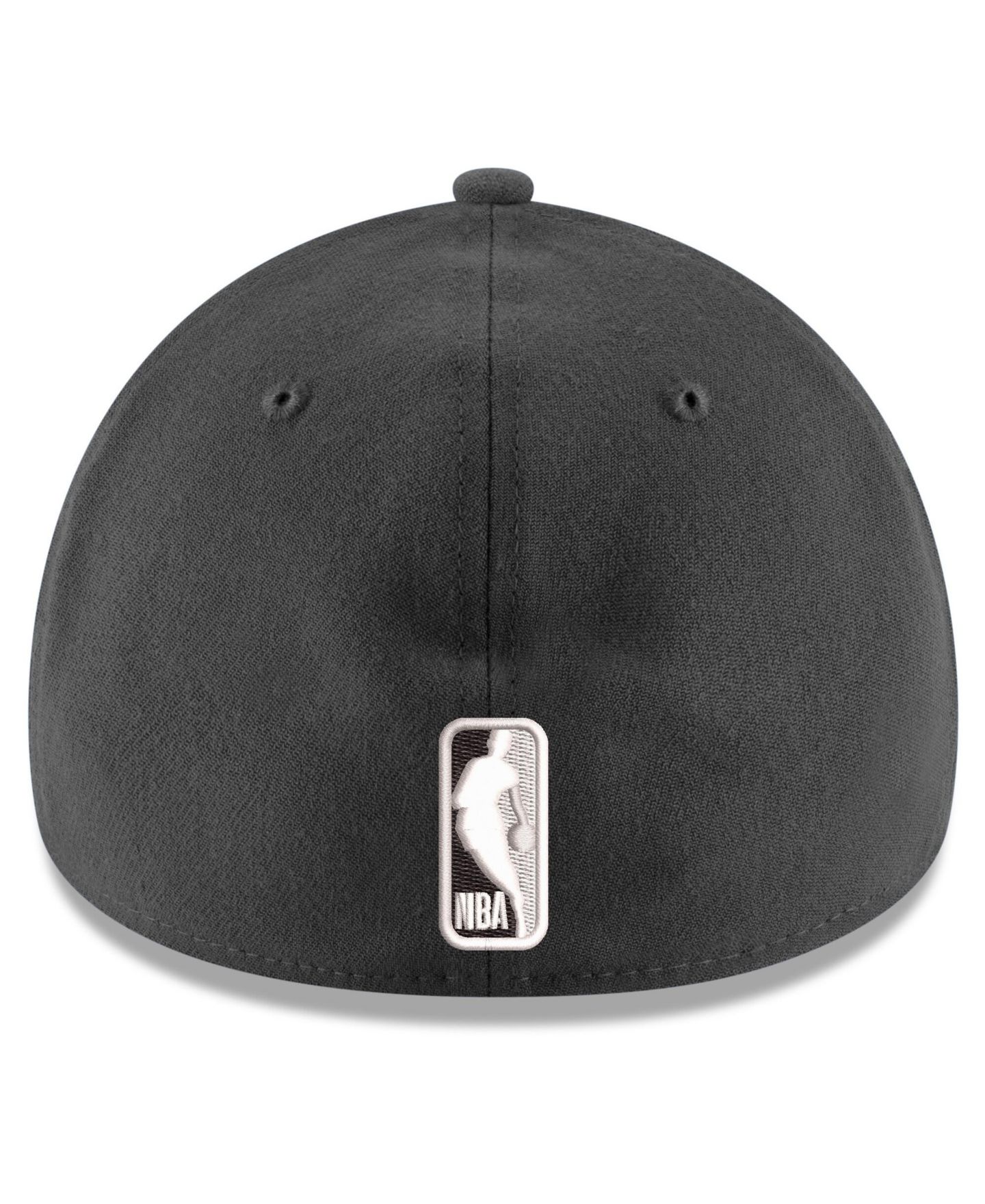 Мужская кепка New Era Graphite San Antonio Spurs 39THIRTY Flex Hat — фото 4