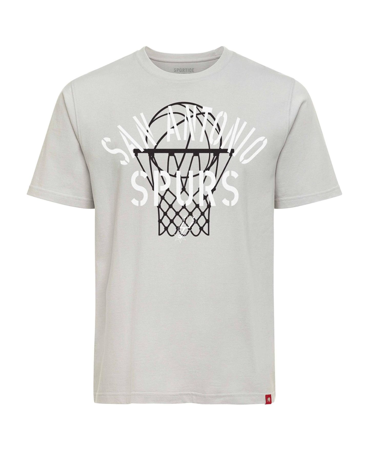 Футболка Sportiqe Silver San Antonio Spurs Duke Barrett — фото 2