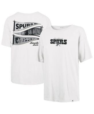 Women's White San Antonio Spurs Bow and Banner Sadie T-Shirt