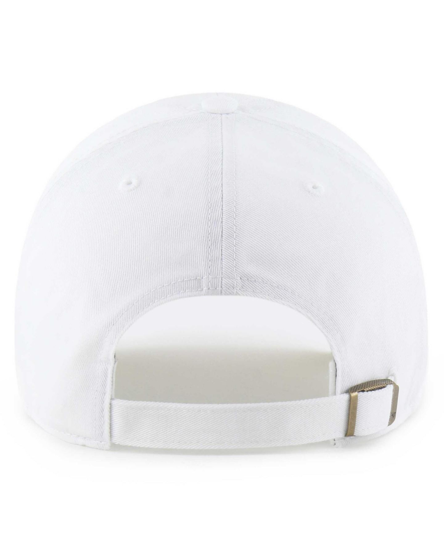 Мужская кепка '47 Brand White San Antonio Spurs Hardwood Classics Clean Up Adjustable Hat — фото 3