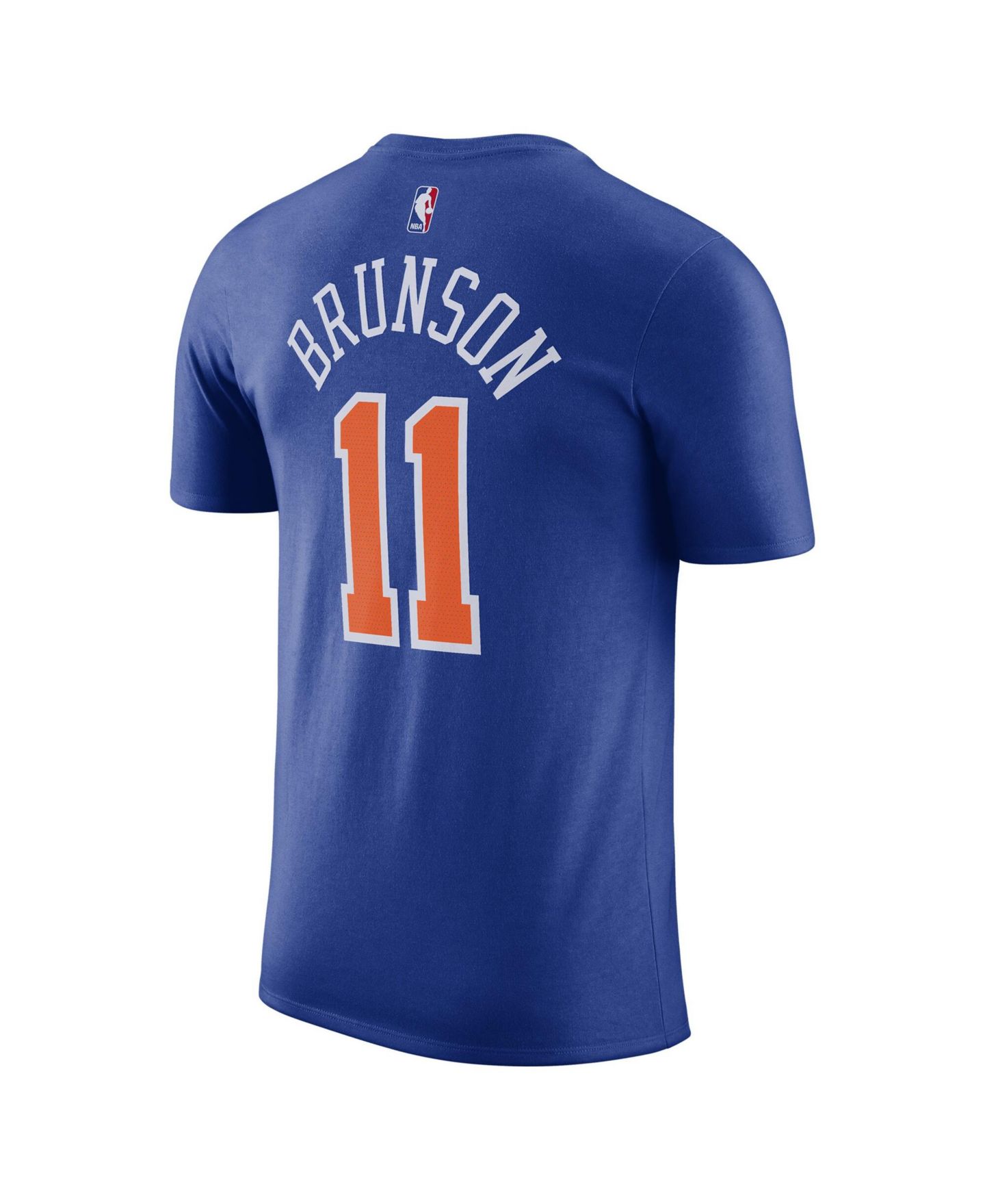 Футболка Nike Jalen Brunson Blue New York Knicks Name & Number - Icon Edition — фото 3