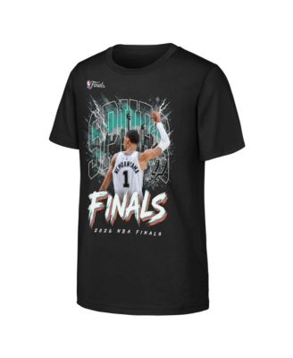 Big Boys and Girls Victor Wembanyama Black San Antonio Spurs 2026 NBA Finals City T-Shirt