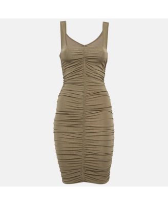 Women's Jersey Ruched Bodycon Mini Dress